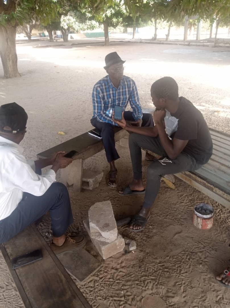 Bwiam Hospital staff audience